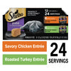 Sheba Pat Variety Pack Savory Chicken & Roasted Turkey Entres Perfect Portions Twin Pack Wet Cat Food