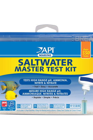 API SALTWATER MASTER TEST KIT 550-Test Saltwater Aquarium Water Test Kit