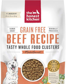 The Honest Kitchen Whole Food Clusters Grain Free Beef Dry Dog Food, 20 lb Bag