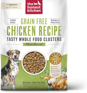The Honest Kitchen Whole Food Clusters Grain Free Chicken Dry Dog Food, 20 lb Bag