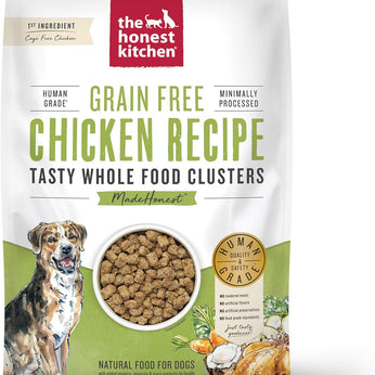 The Honest Kitchen Whole Food Clusters Grain Free Chicken Dry Dog Food, 20 lb Bag