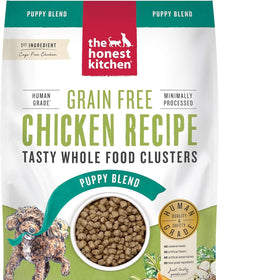 The Honest Kitchen Whole Food Clusters Puppy Grain Free Chicken Dry Dog Food, 20 lb Bag