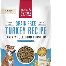 The Honest Kitchen Whole Food Clusters Grain Free Turkey Dry Dog Food, 20 lb Bag