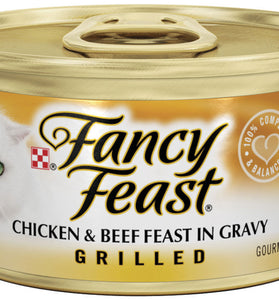 Fancy Feast Grilled Chicken and Beef Canned Cat Food