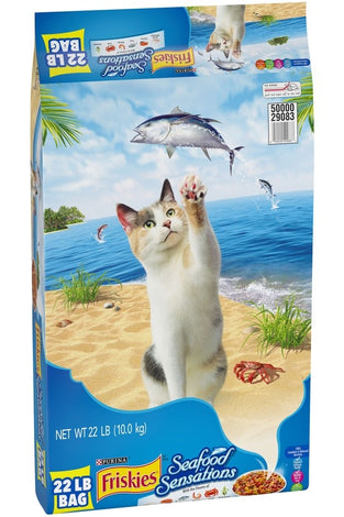 Friskies Seafood Sensations Dry Cat Food