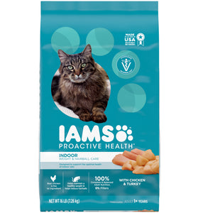 Iams Proactive Health Indoor Weight and Hairball Care Dry Cat Food