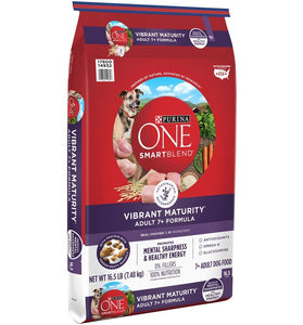 Purina ONE SmartBlend Vibrant Maturity 7+ Senior Formula Dry Dog Food