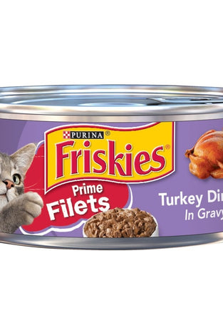 Friskies Prime Filets Turkey Dinner In Gravy Canned Cat Food