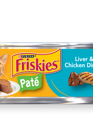 Friskies Pate Liver and Chicken Canned Cat Food