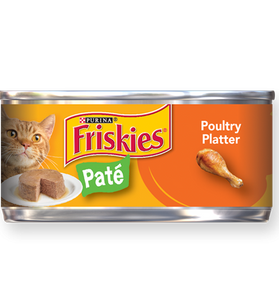 Friskies Pate Poultry Platter Canned Cat Food