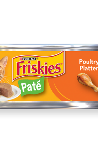 Friskies Pate Poultry Platter Canned Cat Food