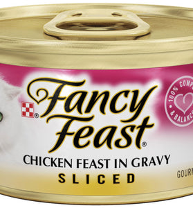 Fancy Feast Sliced Chicken Feast in Gravy Canned Cat Food