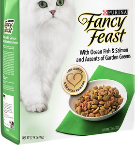 Fancy Feast Gourmet Filet Oceanfish Salmon and Accents of Garden Greens Dry Cat Food