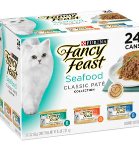 Fancy Feast Classic Seafood Feast Variety Pack Canned Cat Food