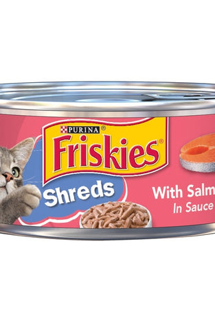Friskies Savory Shreds Salmon in Sauce Canned Cat Food