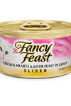 Fancy Feast Sliced Chicken Hearts and Liver Feast Canned Cat Food