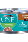 Purina ONE Grain Free Pate Chicken Canned Cat Food