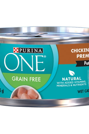 Purina ONE Grain Free Pate Chicken Canned Cat Food