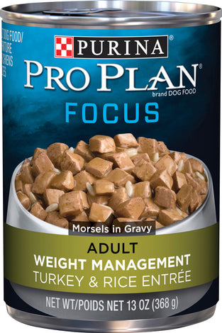 Purina Pro Plan Focus Adult Weight Management Turkey & Rice Entree Canned Dog Food