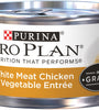 Purina Pro Plan Savor Adult White Chicken with Vegetables in Gravy Entree Canned Cat Food