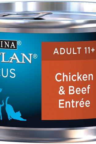 Purina Pro Plan Focus Senior Cat 11 + Chicken & Beef Entree Canned Cat Food