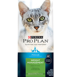 Purina Pro Plan Focus Weight Management Chicken & Rice Formula Dry Cat Food