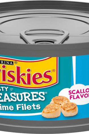 Friskies Tasty Treasures Prime Fillet with Ocean Fish & Tuna Scallop Flavor Canned Cat Food
