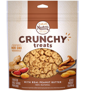 Nutro Crunchy Treats with Real Peanut Butter Dog Treats