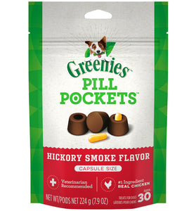Greenies Pill Pockets Canine Hickory Smoke Flavor Dog Treats