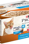 Purina Pro Plan Savor Seafood Entrees Variety Pack Adult Canned Cat Food
