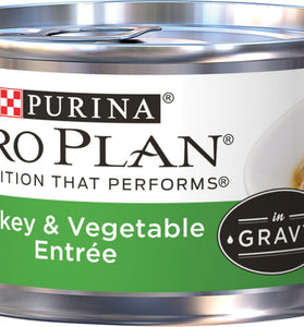 Purina Pro Plan Savor Adult Turkey & Vegetable Entree in Gravy Canned Cat Food