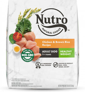 Nutro Wholesome Essentials Healthy Weight Adult Farm-Raised Chicken, Lentils & Sweet Potato Dry Dog Food
