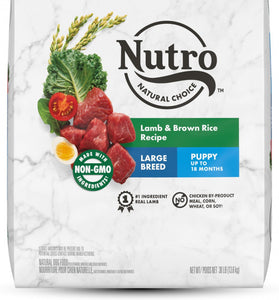 Nutro Wholesome Essentials Large Breed Puppy Pasture-Fed Lamb & Rice Dry Dog Food