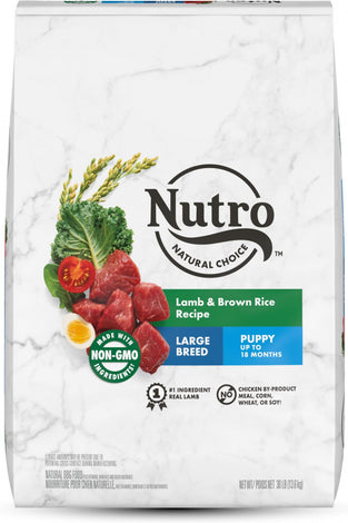 Nutro Wholesome Essentials Large Breed Puppy Pasture-Fed Lamb & Rice Dry Dog Food