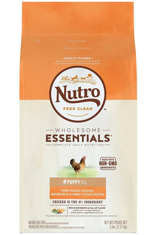 Nutro Wholesome Essentials Puppy Farm-Raised Chicken, Brown Rice & Sweet Potato Dry Dog Food