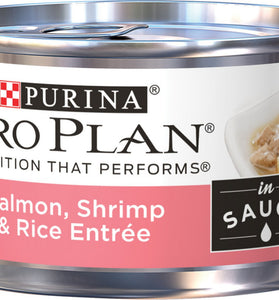 Purina Pro Plan Savor Adult Salmon, Shrimp & Rice in Sauce Entree Canned Cat Food