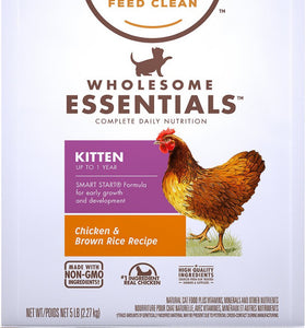 Nutro Wholesome Essentials Farm Raised Kitten Chicken and Brown Rice Dry Cat Food