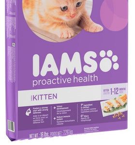 Iams ProActive Health Kitten Chicken Recipe Dry Cat Food