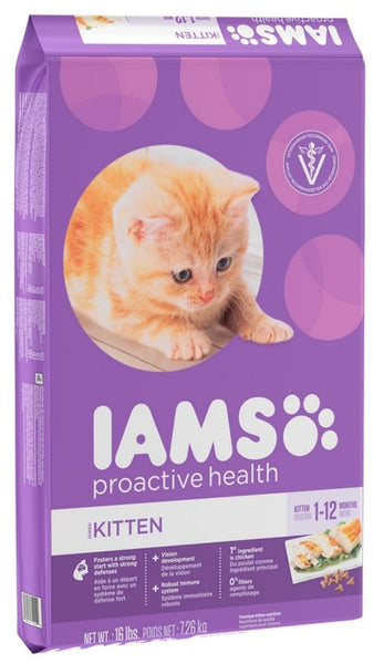 Iams ProActive Health Kitten Chicken Recipe Dry Cat Food