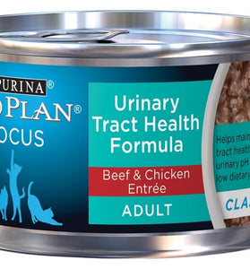 Purina Pro Plan Focus Adult Urinary Tract Health Formula Beef & Chicken Entree Cat Food Food