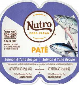 Nutro Perfect Portions Grain-Free Salmon & Tuna Recipe Cat Food Trays