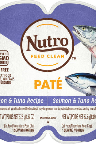 Nutro Perfect Portions Grain-Free Salmon & Tuna Recipe Cat Food Trays