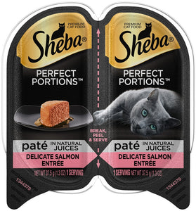 Sheba Perfect Portions Pate Delicate Salmon Entree Wet Cat Food