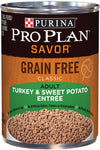 Purina Pro Plan Savor Grain Free Classic Adult Turkey & Sweet Potato Entree Canned Dog Food