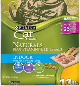 Purina Cat Chow Naturals Indoor Plus Vitamins & Minerals Dry Cat Food