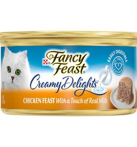 Fancy Feast Creamy Delights Chicken Feast Pate in a Creamy Sauce Canned Cat Food