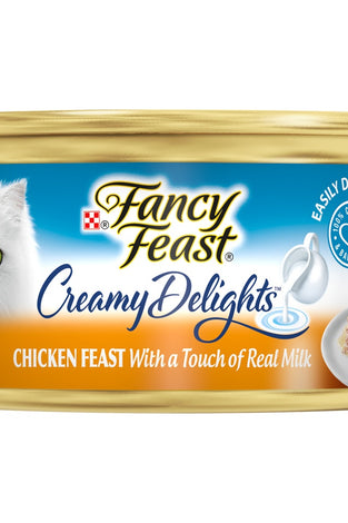 Fancy Feast Creamy Delights Chicken Feast Pate in a Creamy Sauce Canned Cat Food