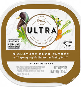Nutro Ultra Grain Free Signature Duck Entree Filets in Gravy Wet Dog Food