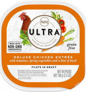 Nutro Ultra Grain Free Deluxe Chicken Entree Filets in Gravy Wet Dog Food