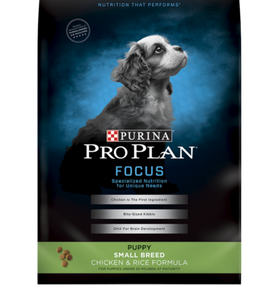 Purina Pro Plan Focus Chicken & Rice Formula Puppy Small Breed Dry Dog Food
